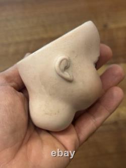Antique Porcelain Doll Head Vintage Toy Size 1 Unsigned
