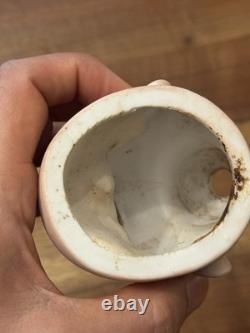 Antique Porcelain Doll Head Vintage Toy Size 1 Unsigned