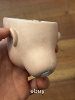 Antique Porcelain Doll Head Vintage Toy Size 1 Unsigned