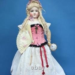 Antique Porcelain Doll KLING w BRU face env. 1880 s Fashion Doll 31.5 inch