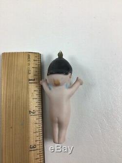 Antique Porcelain Kewpie Miniature Soldier Doll ONeill Prussian Helmet