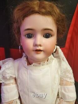 Antique Porcelain and Compo Body Doll 28 Heinrich Handwerck