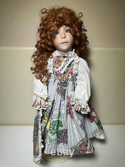 Antique Porcelain doll 24 height, 1994, Limited Edition (140/1500)