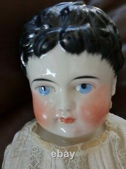 Antique Rare China Head Wispy Hair China Head Doll 22