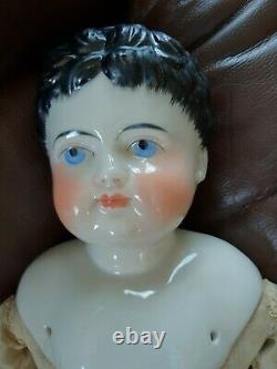 Antique Rare China Head Wispy Hair China Head Doll 22