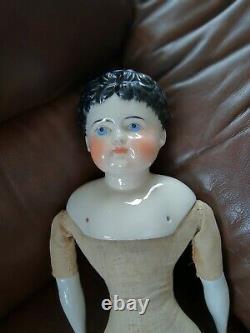 Antique Rare China Head Wispy Hair China Head Doll 22