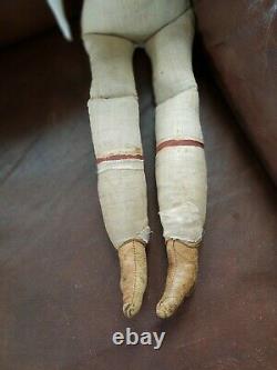 Antique Rare China Head Wispy Hair China Head Doll 22