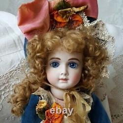 Antique Reproduction AT (Andre Thuillier) Porcelain Bisque Doll by Jamie Englert