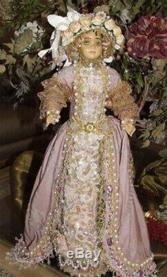Antique Reproduction Australian Attic Doll Linda Carroll Monique Porcelain Nrfb