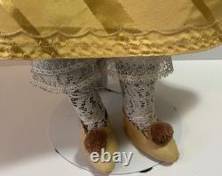 Antique Reproduction Bru Jne 8 Doll Fancy Outfit Leather Body African American