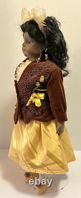 Antique Reproduction Bru Jne 8 Doll Fancy Outfit Leather Body African American