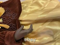 Antique Reproduction Bru Jne 8 Doll Fancy Outfit Leather Body African American