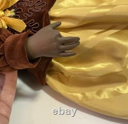 Antique Reproduction Bru Jne 8 Doll Fancy Outfit Leather Body African American Antique Reproduction Bru Jne 8 Doll Fancy Outfit Leather Body African American