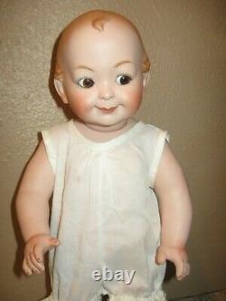 Antique Reproduction GOOGLY EYED German Hertel Schwab 172 Bisque Porcelain Doll