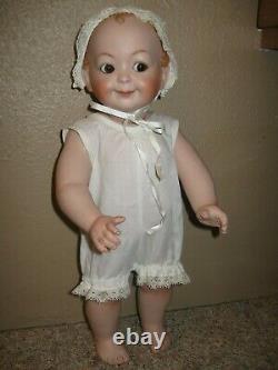 Antique Reproduction GOOGLY EYED German Hertel Schwab 172 Bisque Porcelain Doll