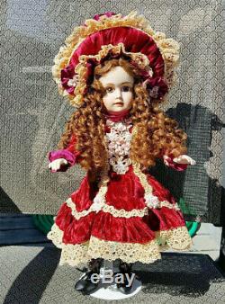 Antique Reproduction Halopeau H Gillian Patricia Loveless Porcelain Doll Nrfb