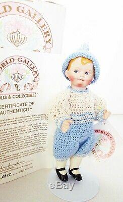 Antique Reproduction Heubach Patricia Loveless Porcelain Miniature Doll New