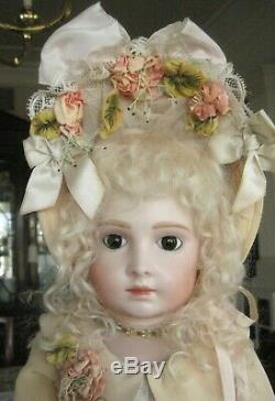 Antique Reproduction Porcelain Doll by Emily Hart Costume by Mary Lambeth
