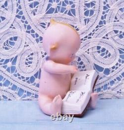 Antique Rose O'Neill Kewpie Reading Book Rare Size Mint