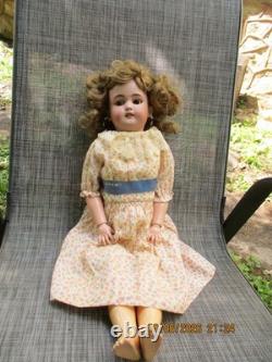 Antique SIMON & HALBIG handwerk 20- 21 Bisque Composition DOLL Germany #1078 8