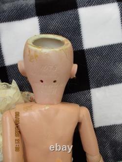 Antique SIMON & HALBIG handwerk 20- 21 Bisque Composition DOLL Germany #1078 8