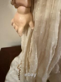 Antique Simon & Halbig 1009 Child Bisque Doll 21 Inch Original Clothing Antique Simon & Halbig 1009 Child Bisque Doll 21 Inch Original Clothing