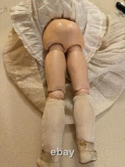 Antique Simon & Halbig 1009 Child Bisque Doll 21 Inch Original Clothing
