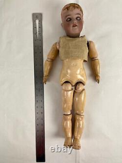 Antique Simon & Halbig 21 Bisque/Compo Doll For Parts Made In Germany 540
