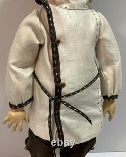 Antique Swaine & Co Dip 4 Boy Doll Jointed Body Closed Mouth Character Doll 16