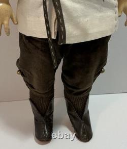 Antique Swaine & Co Dip 4 Boy Doll Jointed Body Closed Mouth Character Doll 16
