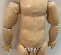 Antique Swaine & Co Dip 4 Boy Doll Jointed Body Closed Mouth Character Doll 16