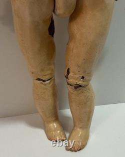 Antique Swaine & Co Dip 4 Boy Doll Jointed Body Closed Mouth Character Doll 16