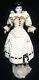 Antique Victorian Molded Bun China Head Doll Porcelain German #1 Vintage 18