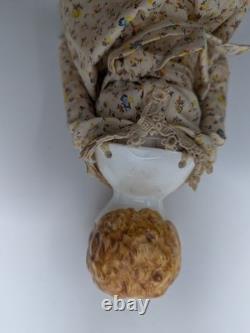 Antique Victorian Porcelain Doll With Original Clothes