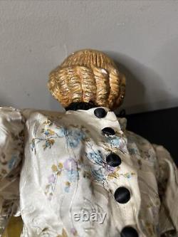 Antique Vintage Cloth Porcelain Dolls (Lot 3) As Is