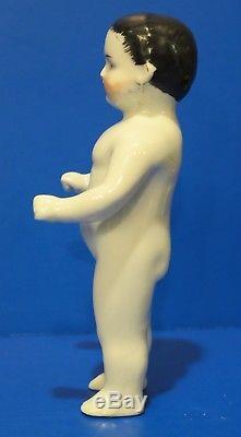 Antique Vintage Frozen Charlie Porcelain Doll 6 3/8