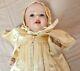 Antique/vintage J. D. K Mcnees Baby Doll In Satin Christening Gown Germany 14