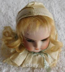 Antique Vintage Porcelain Ruth Doll Head