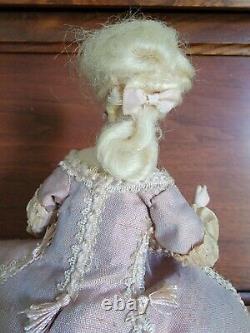 Antique Vintage Victorian 7 Dollhouse German Bisque Doll, Ornate & Beautiful