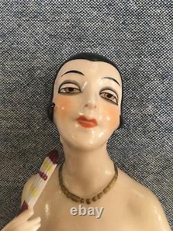 Antique Wonderful Large Flapper Half Lady 5 1/2 Half Lady Doll WHAT A DOLL