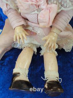 Antique doll French doll Simon & Halbig Jumeau paperweight eyes closed mouth