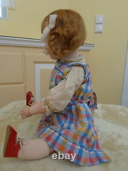 Antique doll with old dress cute old doll vintage doll