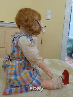 Antique doll with old dress cute old doll vintage doll