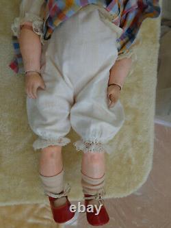 Antique doll with old dress cute old doll vintage doll