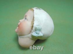 Antique porcelain doll head, Recknagel 22, 2.2, doll making & repair part
