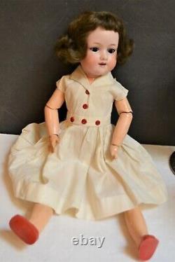 Armand MARSEILLE Bisque DOLL 18 AM A2M 390 Papier Mache Brunette Hair Germany