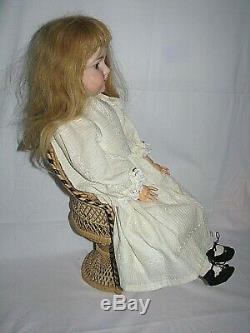 Armand Marseille doll, 26 porcelain and composition, vintage, Germany