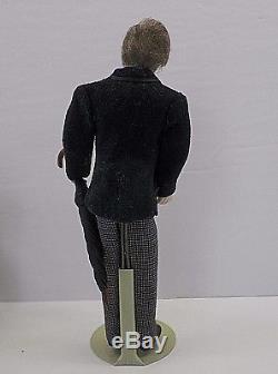 Artisan Made Vintage Porcelain Victorian Man Dollhouse Doll 112 1980s OOAK