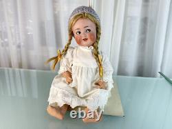 Artist Doll Porcelain Head Doll Vintage 44 Cm Condition See Photos