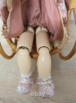 Artist doll porcelain doll doll repro E. B. 45cm Collectors Vintage